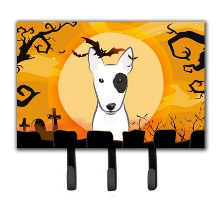 Jensendistributionservices Halloween Bull Terrier Leash & Key Holder MI1719482
